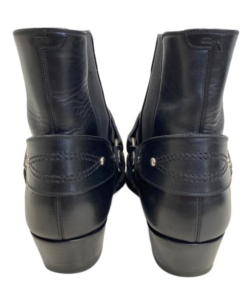 CELINE（セリーヌ）CELINE (セリーヌ) サイドゴアハーネス チェルシーブーツ ブラック サイズ:25.5の古着・服飾アイテム