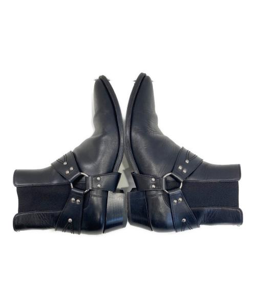 CELINE（セリーヌ）CELINE (セリーヌ) サイドゴアハーネス チェルシーブーツ ブラック サイズ:25.5の古着・服飾アイテム