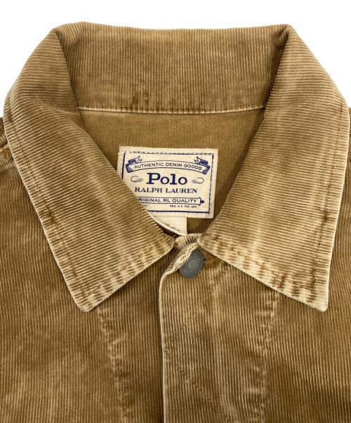 POLO RALPH LAUREN（ポロ・ラルフローレン）POLO RALPH LAUREN (ポロ・ラルフローレン) コーデュロイジャケット ブラウン サイズ:Sの古着・服飾アイテム