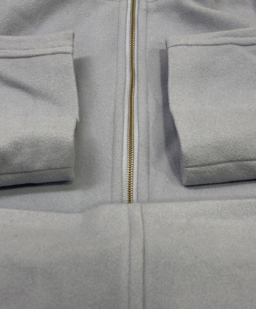 ANAYI（アナイ）ANAYI (アナイ) ジップウールジャケット スカイブルー サイズ:S (34)の古着・服飾アイテム