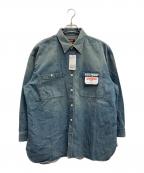 BIG JOHN×FRAMeWORKビッグジョン×フレームワーク）の古着「BIGデニムシャツ」｜インディゴ