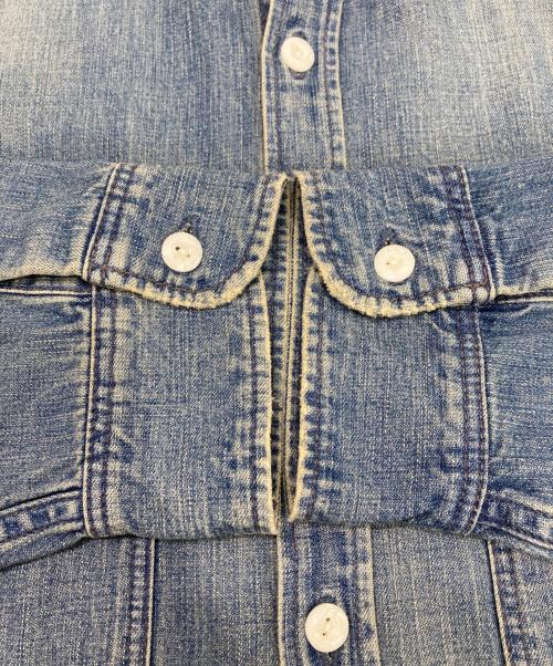 BIG JOHN（ビッグジョン）BIG JOHN (ビッグジョン) FRAMeWORK (フレームワーク) BIGデニムシャツ インディゴ サイズ:F 未使用品の古着・服飾アイテム