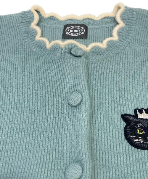 MMTS（マミタス）MMTS (マミタス) 猫刺繍カーディガン グリーン サイズ:表記なしの古着・服飾アイテム
