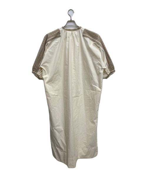 eternitedesoi-e（エテルニテドゥソワ）eternitedesoi-e (エテルニテドゥソワ) 刺繍ワンピース アイボリー サイズ:1の古着・服飾アイテム