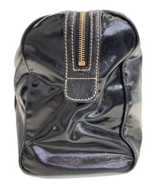 GUCCI（グッチ）GUCCI (グッチ) インターロッキングミニボストンバッグ ブラックの古着・服飾アイテム