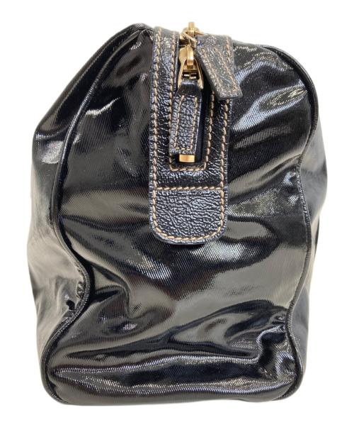 GUCCI（グッチ）GUCCI (グッチ) インターロッキングミニボストンバッグ ブラックの古着・服飾アイテム