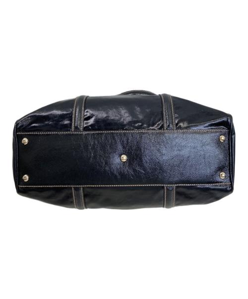 GUCCI（グッチ）GUCCI (グッチ) インターロッキングミニボストンバッグ ブラックの古着・服飾アイテム