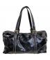 GUCCI (グッチ) インターロッキングミニボストンバッグ ブラック：27000円