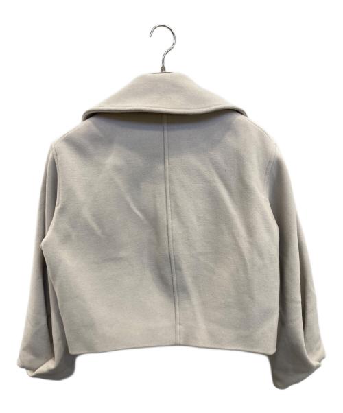 Lily Brown（リリーブラウン）Lily Brown (リリーブラウン) ビジューダブルショートコート ベージュ サイズ:FREEの古着・服飾アイテム