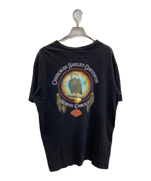 HARLEY-DAVIDSON（ハーレーダビッドソン）HARLEY-DAVIDSON (ハーレーダビッドソン) プリントTシャツ ブラック サイズ:Lの古着・服飾アイテム