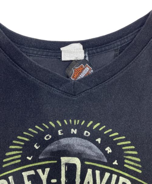 HARLEY-DAVIDSON（ハーレーダビッドソン）HARLEY-DAVIDSON (ハーレーダビッドソン) プリントTシャツ ブラック サイズ:Lの古着・服飾アイテム