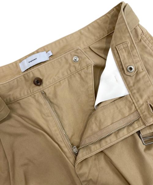 Graphpaper（グラフペーパー）Graphpaper (グラフペーパー) Military Cloth Belted Pants ベージュ サイズ:2の古着・服飾アイテム