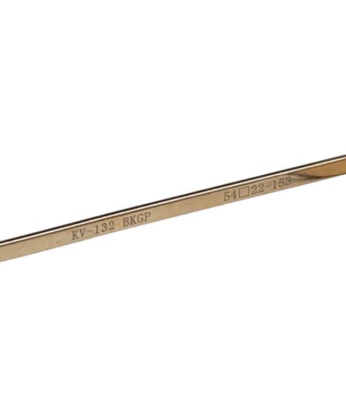 金子眼鏡（カネコガンキョウ）金子眼鏡 (カネコガンキョウ) サングラス ゴールド サイズ:54ロ22-153の古着・服飾アイテム