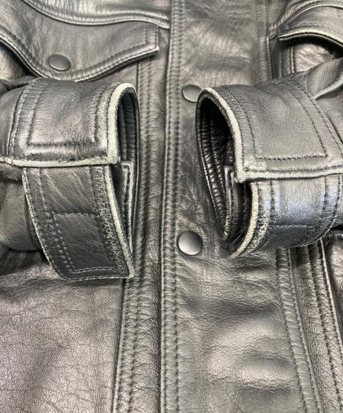 KUSHITANI（クシタニ）KUSHITANI (クシタニ) レザージャケット ブラック サイズ:Mの古着・服飾アイテム