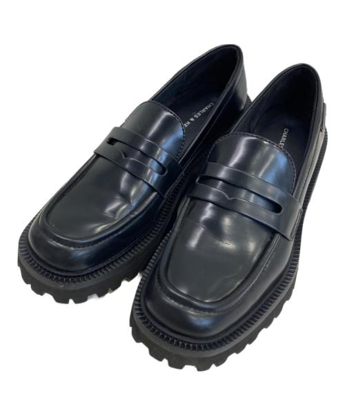 CHARLES & KEITH（チャールズアンドキース）CHARLES & KEITH (チャールズ＆キース) ローファー ブラック サイズ:24.5㎝の古着・服飾アイテム