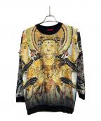 VIVIENNE TAMヴィヴィアンタム）の古着「カットソー」｜ブラック×イエロー