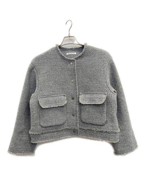 BEAUTY&YOUTH（ビューティーアンドユース）BEAUTY&YOUTH (ビューティーアンドユース) ツイードジャケット グレー サイズ:Sの古着・服飾アイテム