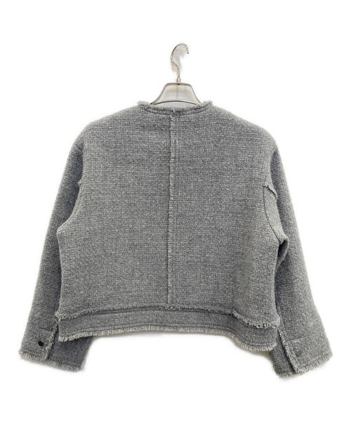 BEAUTY&YOUTH（ビューティーアンドユース）BEAUTY&YOUTH (ビューティーアンドユース) ツイードジャケット グレー サイズ:Sの古着・服飾アイテム