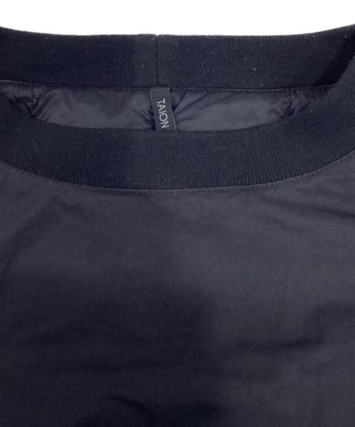 TAION（タイオン）TAION (タイオン) リバーシブルダウンプルオーバーパーカー ブラック サイズ:L(ASIA)・Ⅿ(USA/EU)の古着・服飾アイテム