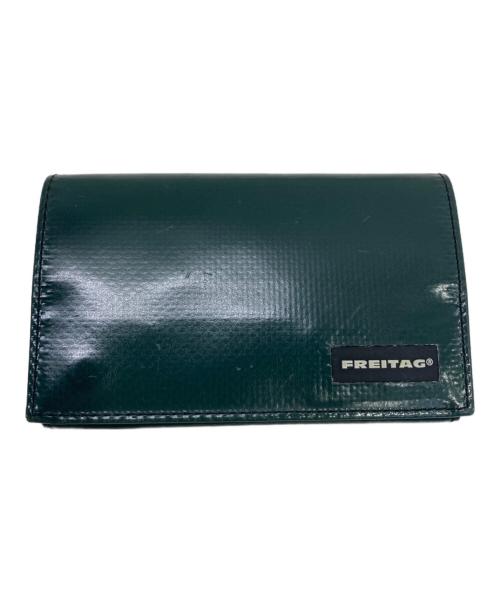 FREITAG（フライターグ）FREITAG (フライターグ) 財布 グリーン×レッドの古着・服飾アイテム