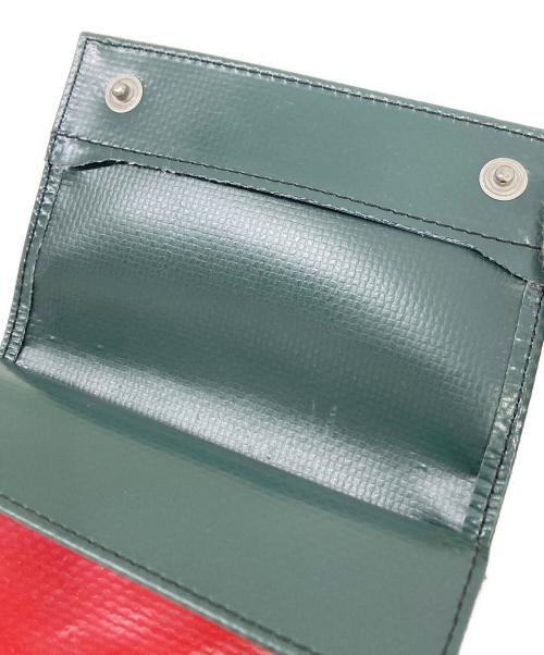 FREITAG（フライターグ）FREITAG (フライターグ) 財布 グリーン×レッドの古着・服飾アイテム