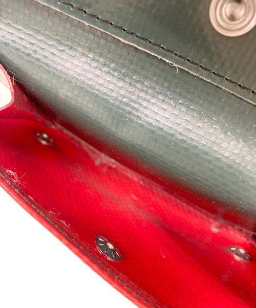 FREITAG（フライターグ）FREITAG (フライターグ) 財布 グリーン×レッドの古着・服飾アイテム