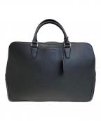 green label relaxingグリーンレーベルリラクシング）の古着「エンボス レザー ブリーフケース」｜ブラック