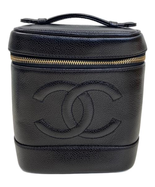 CHANEL（シャネル）CHANEL (シャネル) バニティバッグ ブラックの古着・服飾アイテム