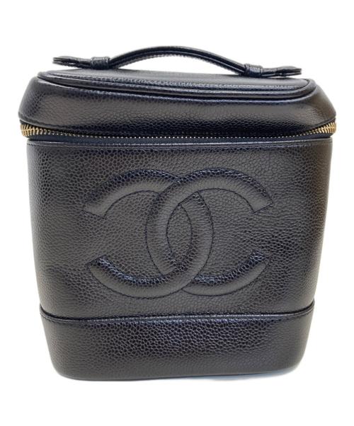 CHANEL（シャネル）CHANEL (シャネル) バニティバッグ ブラックの古着・服飾アイテム