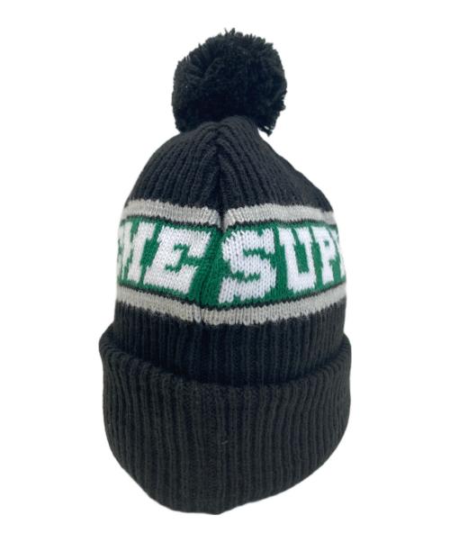 SUPREME（シュプリーム）SUPREME (シュプリーム) ニット帽 ブラックの古着・服飾アイテム
