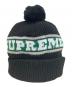 SUPREME (シュプリーム) ニット帽 ブラック：4000円