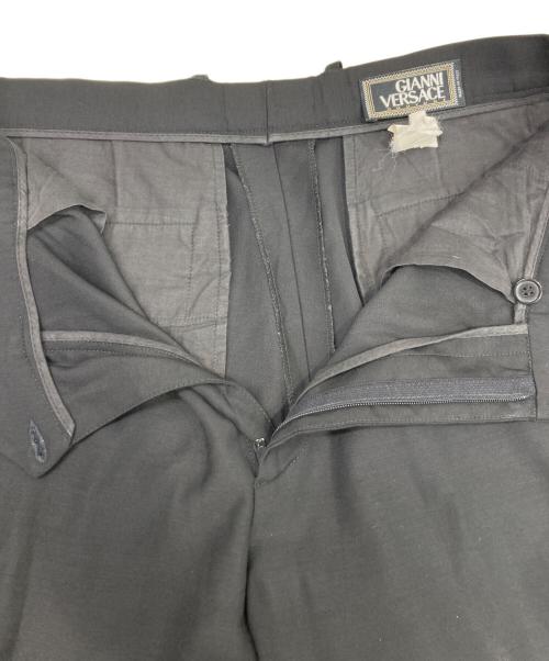 GIANNI VERSACE（ジャンニ・ヴェルサーチ）GIANNI VERSACE (ジャンニ・ヴェルサーチ) スラックス ブラック サイズ:48の古着・服飾アイテム