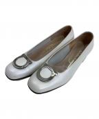 Salvatore Ferragamoサルヴァトーレ フェラガモ）の古着「パンプス」｜ホワイト