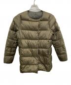 Pyrenexピレネックス）の古着「キルティングダウンジャケット」｜カーキ