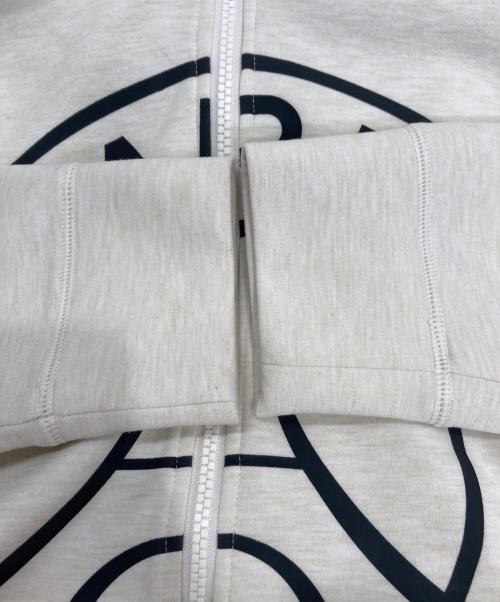 Paris Saint-Germain（パリサンジェルマン）PARIS SAINT-GERMAIN (パリサンジェルマン) ライトスウェット ジップパーカー ベージュ サイズ:Lの古着・服飾アイテム