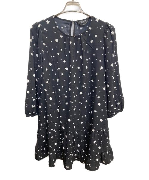 Kate Spade（ケイトスペード）Kate Spade (ケイトスペード) スター トス シフトドレス ブラック サイズ:M 165/88A 未使用品の古着・服飾アイテム