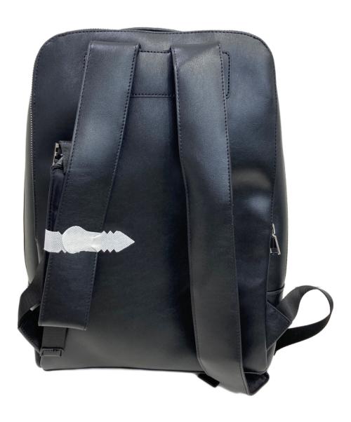 TK TAKEO KIKUCHI（ティーケー タケオキクチ）TK TAKEO KIKUCHI (ティーケー タケオキクチ) レザー調 スマートバックパック ブラック 未使用品の古着・服飾アイテム