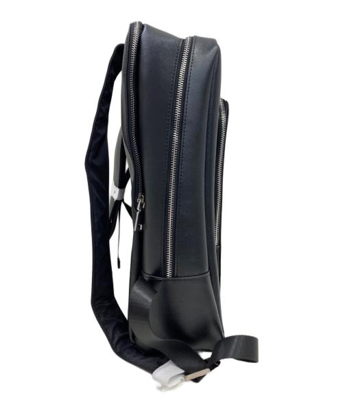 TK TAKEO KIKUCHI（ティーケー タケオキクチ）TK TAKEO KIKUCHI (ティーケー タケオキクチ) レザー調 スマートバックパック ブラック 未使用品の古着・服飾アイテム