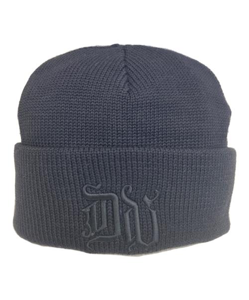 VERSACE（ヴェルサーチェ）VERSACE (ヴェルサーチェ) ニット帽 ブラックの古着・服飾アイテム