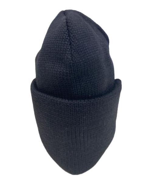 VERSACE（ヴェルサーチェ）VERSACE (ヴェルサーチェ) ニット帽 ブラックの古着・服飾アイテム