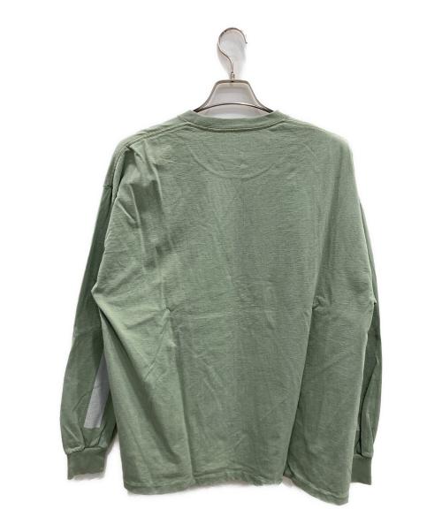 KAPTAIN SUNSHINE（キャプテンサンシャイン）KAPTAIN SUNSHINE (キャプテンサンシャイン) BEAUTY&YOUTH UNITED ARROWS (ビューティーアンドユースユナイテッドアローズ) 別注WEST COAST TEE グリーン サイズ:40の古着・服飾アイテム