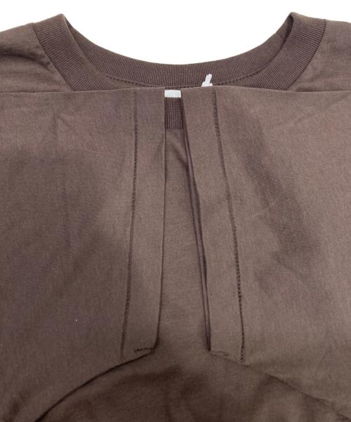 WALANCE（ワランス）WALANCE (ワランス) オーガニックコットンTシャツ ブラウン サイズ:Fの古着・服飾アイテム