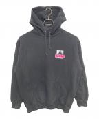 X-LARGEエクストララージ）の古着「GRAFFITI PULLOVER HOODED SWEAT」｜ブラック