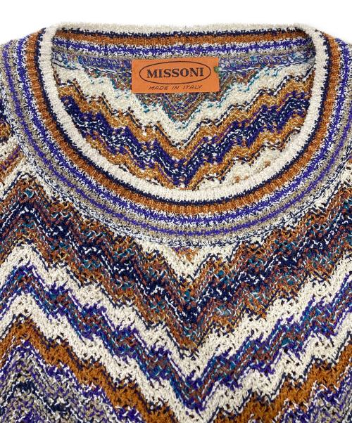 missoni（ミッソーニ）missoni (ミッソーニ) ニット ベージュ サイズ:表記無しの古着・服飾アイテム