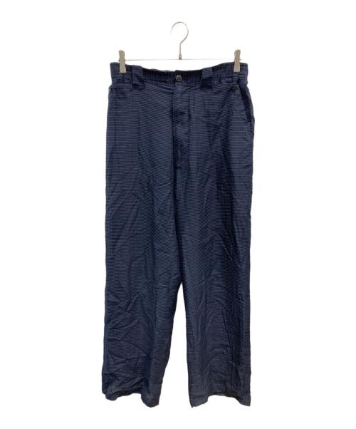 seven by seven（セブンバイセブン）SEVEN BY SEVEN (セブンバイセブン) SHEER WESTERN EASY TR ネイビー サイズ:Ｍの古着・服飾アイテム