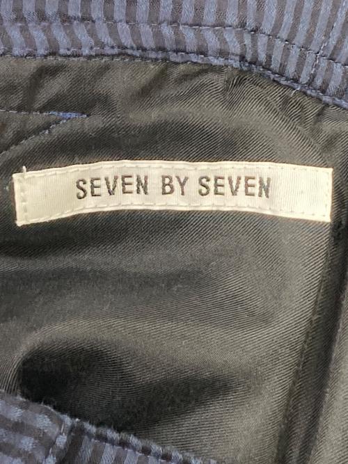 seven by seven（セブンバイセブン）SEVEN BY SEVEN (セブンバイセブン) SHEER WESTERN EASY TR ネイビー サイズ:Ｍの古着・服飾アイテム
