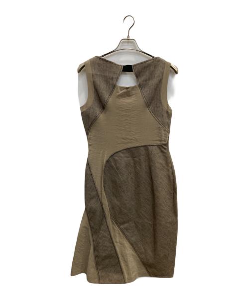 SPORT MAX（スポーツマックス）SPORT MAX (スポーツマックス) ノースリーブワンピース ベージュ サイズ:タグ欠損の古着・服飾アイテム