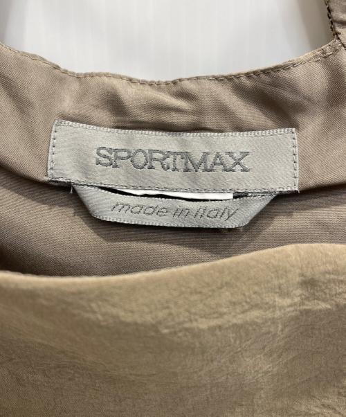 SPORT MAX（スポーツマックス）SPORT MAX (スポーツマックス) ノースリーブワンピース ベージュ サイズ:タグ欠損の古着・服飾アイテム