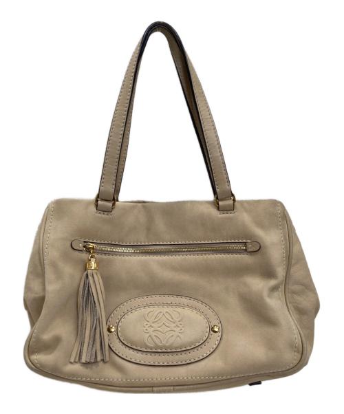 LOEWE（ロエベ）LOEWE (ロエベ) ハンドバッグ ベージュの古着・服飾アイテム