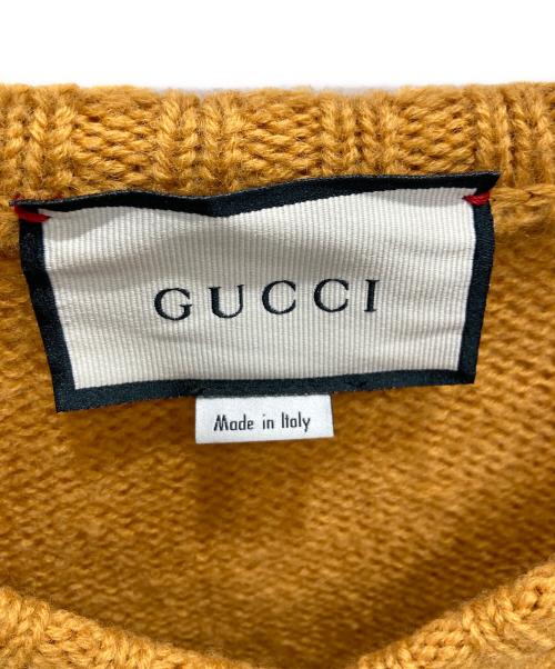 GUCCI（グッチ）GUCCI (グッチ) Gランバス ニット オレンジ サイズ:Ｓの古着・服飾アイテム